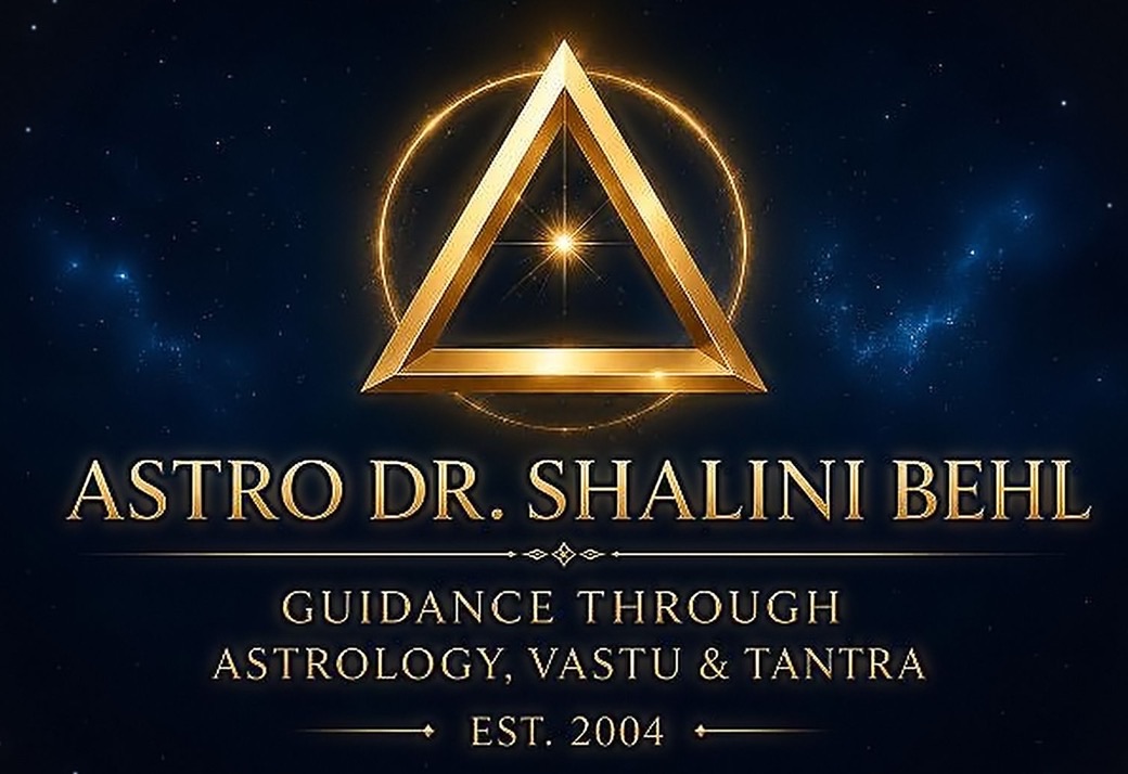 Astro Dr. Shalini Behl logo: guidance through astrology, Vastu and tantra, est. 2004